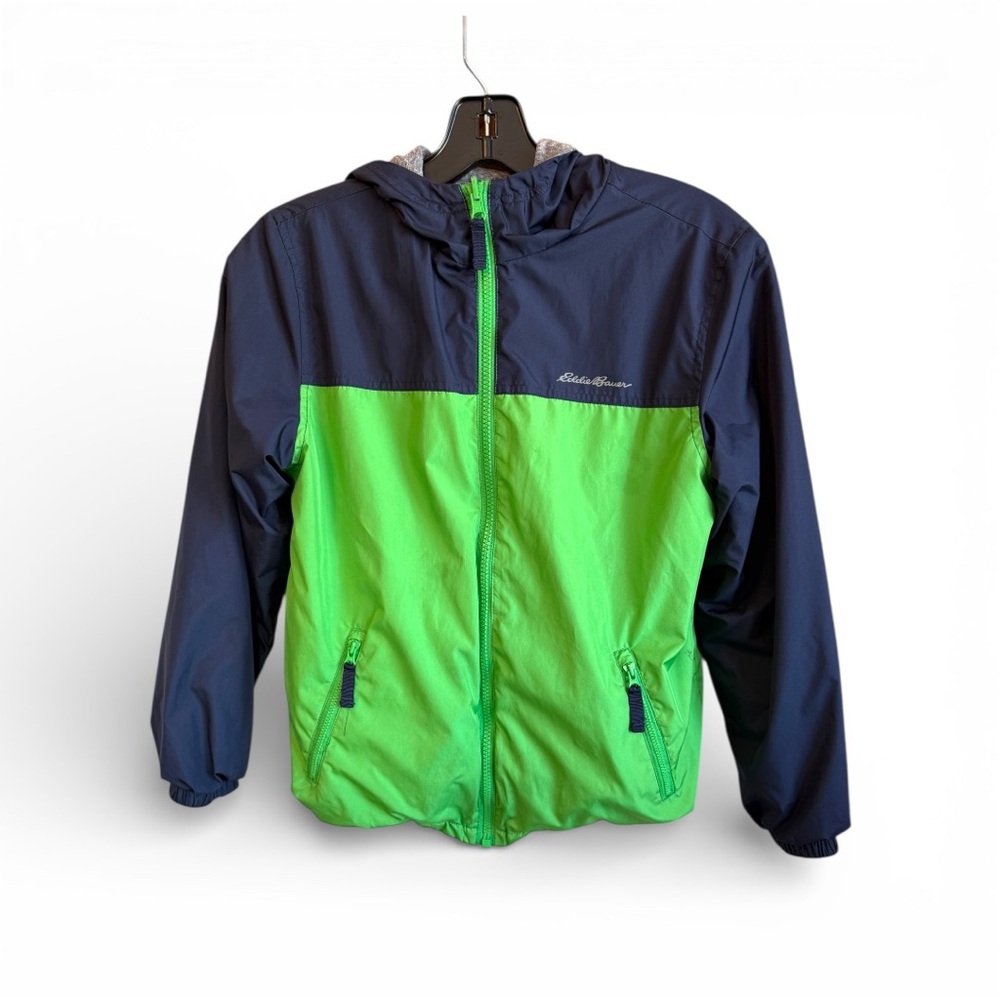 Eddie Bauer Kids Reversible Coat - Navy and Green